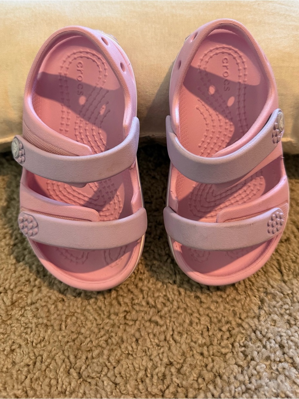 Toddler Croc Dual-Strap Cruiser Sandals (Size 7)